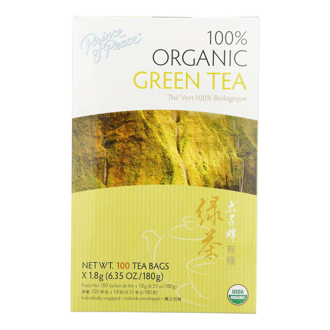 Prince Of Peace - Tea Organic Green - 1 Each-100 Bag - Maras Green
